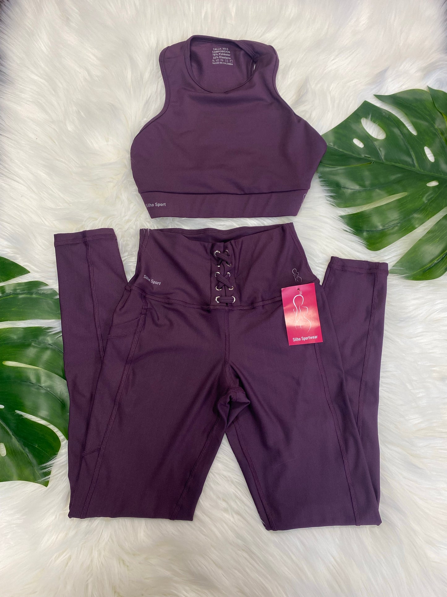 High Waisted Corset Style Set