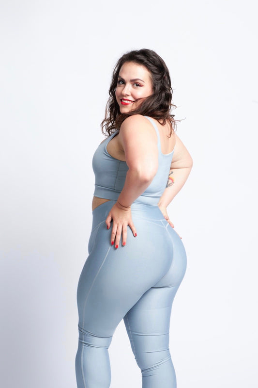 High Waisted Square Neckline Set